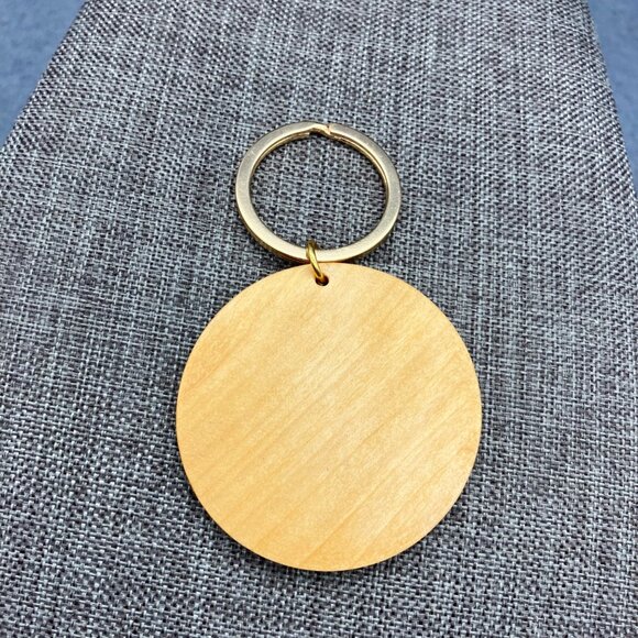 "Jessica" Name Wooden Keychain Engraved 3 In Personalized Script Cursive Gift - Picture 3 of 4